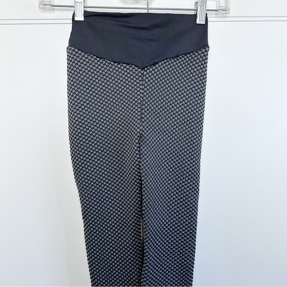 Black Butt Lifting High Waist Leggings Tummy Control Bubble Stretchable Medium - Picture 6 of 11